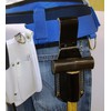 Kozuchi CE-34C Black Bed Leather Hammer Slot with Hinges, Double