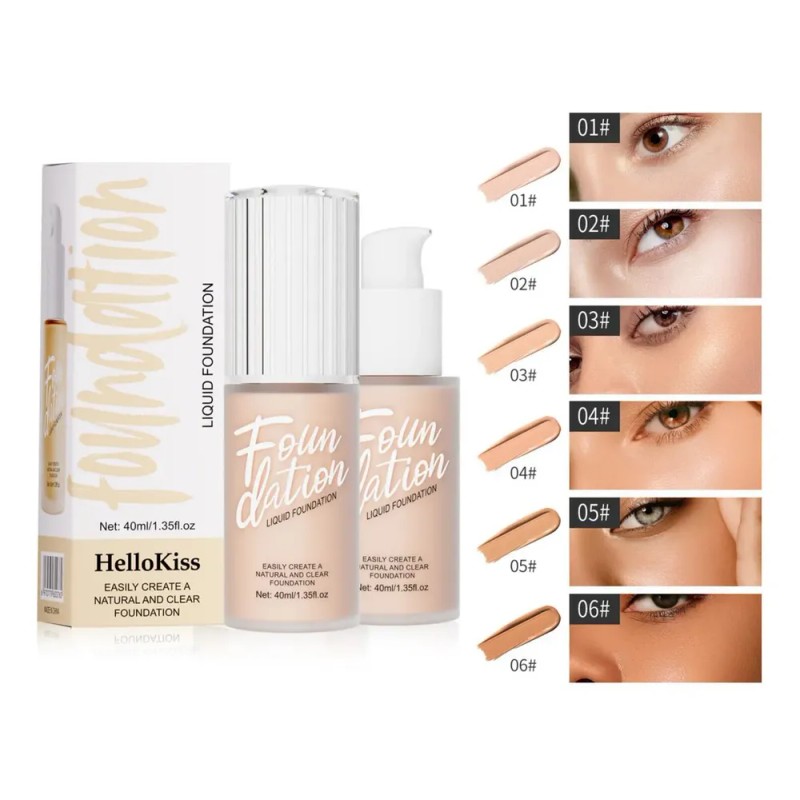 Base De Maquillaje Resistente Al Agua Y Matificante, 40 Ml