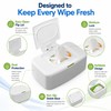Portable Wet Wipes Dispenser for Home Organization – Refillable Plastic
