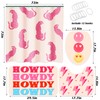 Rtteri 4 Pcs Preppy Shower Curtain Sets Pink Panther Shower