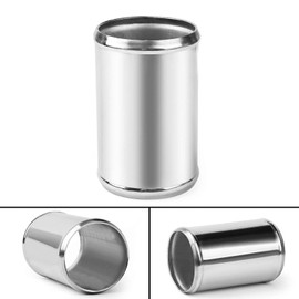 Bruce & Shark 76mm Diameter Automotive Straight Short Turbo Plumbing Tube Intercooler Pipe Aluminum Alloy Hose Adapter