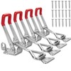 4 Pack Metal Toggle Latch,Box Closure Tension Lock Toggle Clamp