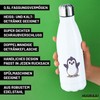 Huuraa Stainless Steel Drinking Bottle Penguin Comic Gift 500 ml