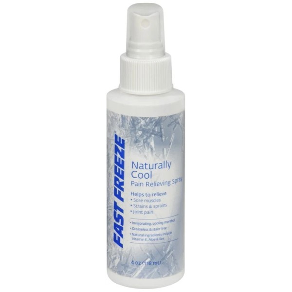 Fast Freeze Naturally Cool Pain Relieving Spray 4 OZ