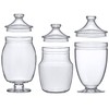 Amazing Abby - Keep - Acrylic Apothecary Jars (3-Piece Set,