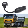 OBD2 30Pin‑16Pin Diagnostic Cable Adapter 250mm/9.8in Length Replacement for IVECO