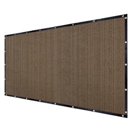 90% Shade Cloth, Encrypted Sunshade Mesh, Durable Fence Protection Mesh, Pergola Shade Canopy, Shade Cover, Shading Sunscreen Mesh for Patio Garden Courtyard Coop Porch (Mocha, 6' x 16')