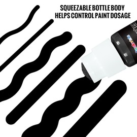 FansArriche Acrylic Paint Markers, 18mm Jumbo Round Tip (60 ml/ 2 oz), Water-Based Paint Markers for Art, Canvas, Metal, Paper, Rock and More, Waterproof and Permanent Ink for Lasting Tags