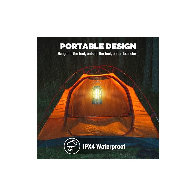 EverBrite USB C Rechargeable Camping Lantern with Dimming