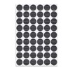 uxcell 1 Sheet/54Pcs Screw Hole Cover Stickers, 21mm Dia PVC