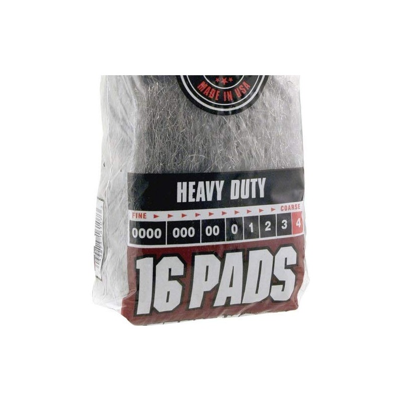 #4 Homax 106607-06 Rhodes American Steel Wool Pad Extra-Course #4,