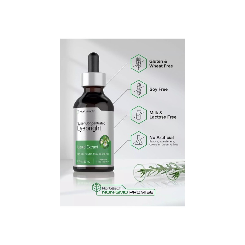 Eyebright Herb Liquid Extract | 2 fl oz | Alcohol