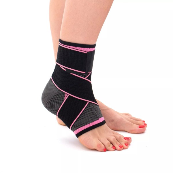 AOLIKES Adjustable Ankle Brace, 3D Weaving Elastic Nylon Strap Ankle