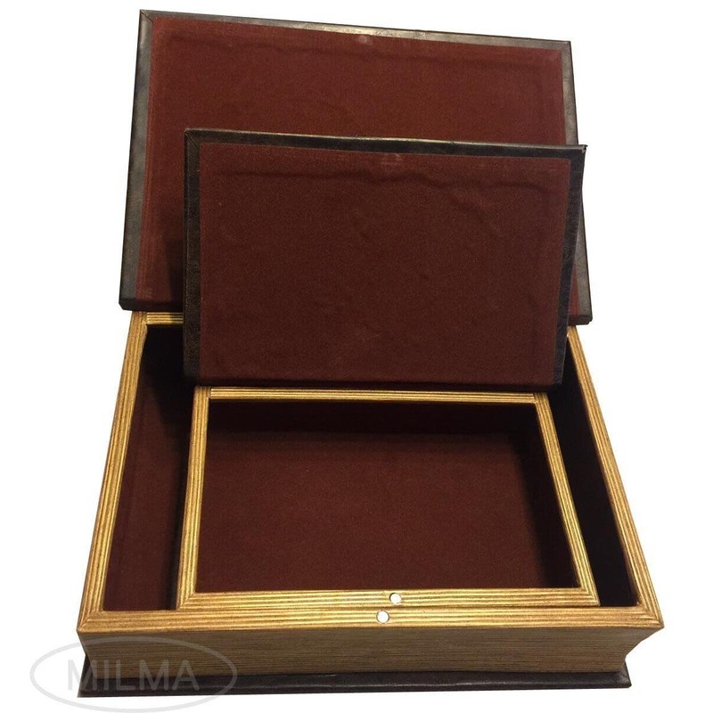 Royal Griffon Decorative Storage Book Boxes (Set (Includes Large and