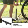 Manija de Bomba de Inflado Ergonómica, Plástico Negro Resistente