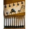 Unbranded Battery Operated Taper Candle Set (10) - White