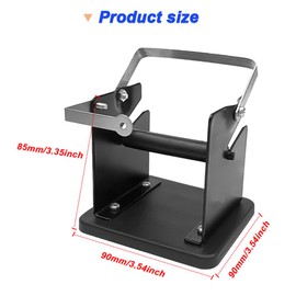 DKARDU Soldering Reel Stand Solder Related Equipment, Welding Wire Adjustable Roll Holder Dispenser Tool Accessories with Brass Wool, Cleaning Sponge, Solder Wick Braid