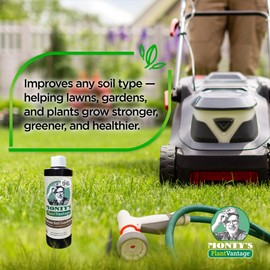 Monty’s Premium Liquid Soil Conditioner – Liquid Aeration Soil Conditioner with Humic Acid for All Soil Types, Increases Moisture & Nutrient Retention, Enhances Health & Microbial Activity – 8 oz
