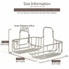 PureLiving Kitchen Sink Sponge Holder Stainless – Rustproof Double-Layer Stainless
