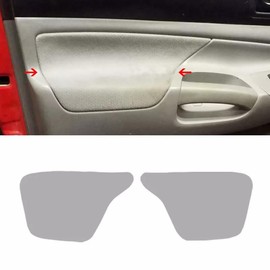 Front Door Panel Skin Cover Armrest Trim Replacement Microfiber Leather for Toyota Tacoma 2005-2015 Left & Right Arm Rest Cover Replace Gray Grey