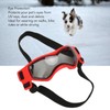 Dog Goggles Soft Silicone Frame Adjustable Dog UV Protection Sunglasses