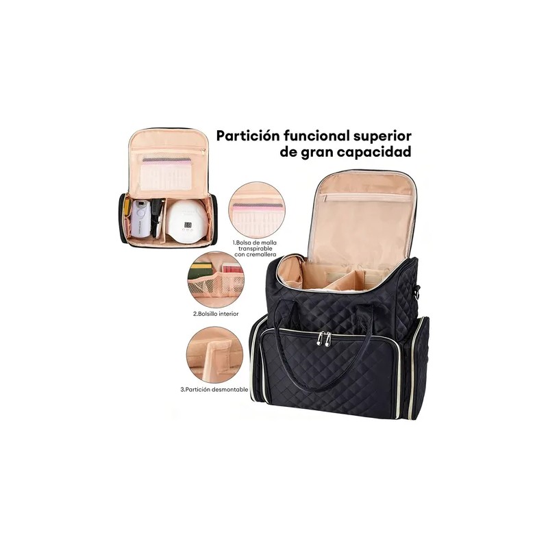 Maletín Maquillaje Para Uñas Marifer Profesional Desmontable