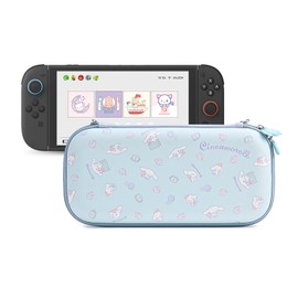 Kuitmor Switchケース Switch2 OLED専用ケース スイッチ収納 ニンテンドースイッチケースJoystick HDMIケーブル イヤホン収納でき 小物入れ 耐衝撃 全面保護防水防汚 (ブルー)