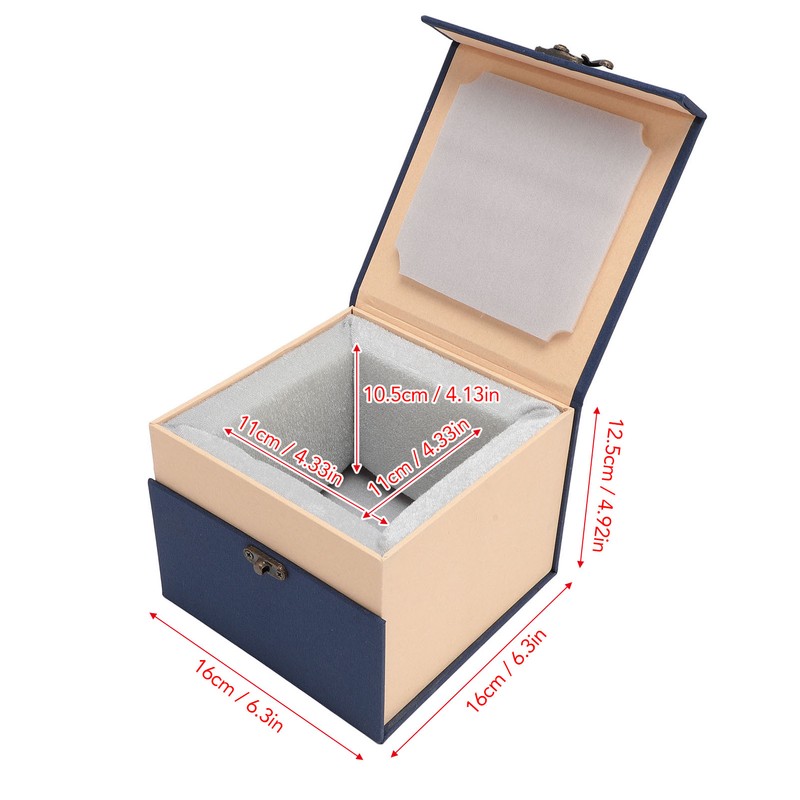 Ball Jointed Doll Head Storage Case Linen Fabric Protective Carrying