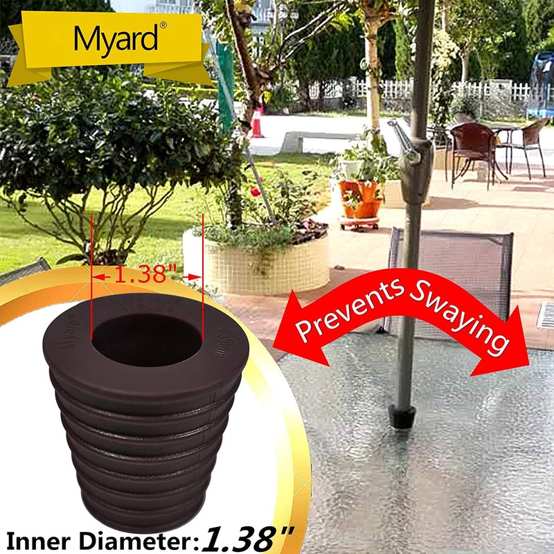 Myard Umbrella Cone Wedge Shim for Patio Table Hole Opening
