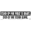 Stand Up for What's Right Even If You Stand Alone