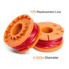 WA0010 Replacement Trimmer Spool Line 0.065" for Worx, for WG180