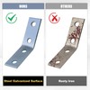 CNQLIS 1-5/8" Strut Channel Angle Bracket Strut Fitting with 4