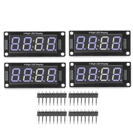 4 Set 4 Digit Digital Tube LED Display Board 7 Segments Clock Module TM1637 0.56in Blue MRA041C
