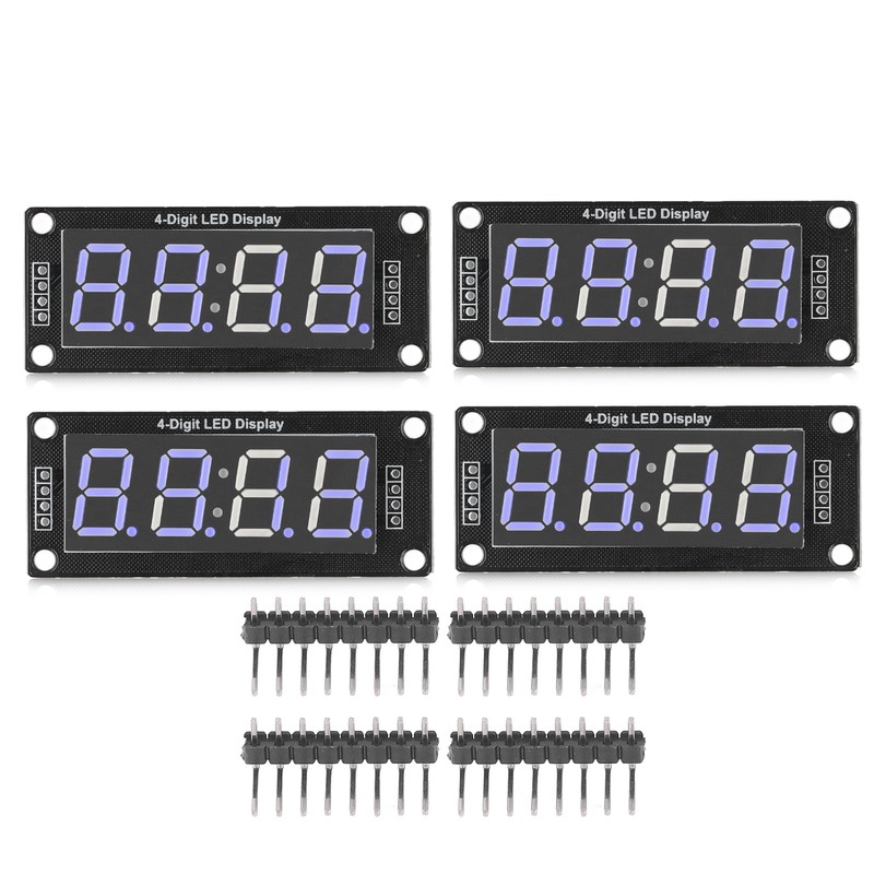 4 Set 4 Digit Digital Tube LED Display Board 7