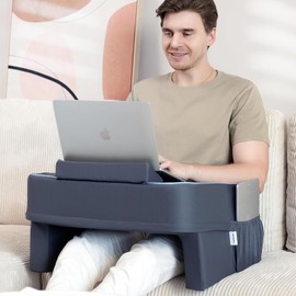 Keduwa Reading Pillow for Gaming,Lap Desk Pillow for Laptop,Arm Rest Pillow for Reading, Working, Crocheting, Playing Steam Deck Switch or Sitting in Bed,Sofa
