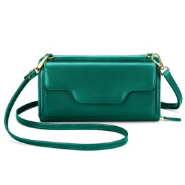 nuoku Crossbody Bags for Women, Wristlet Wallets for Women, Small Clutch Purses for Women, Cell Phone Wallet, Rfid Wallet