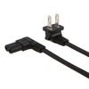 VSEER 1.5FT SPT-2 18 AWG Angled 2-Slot Non-Polarized Angle Figure
