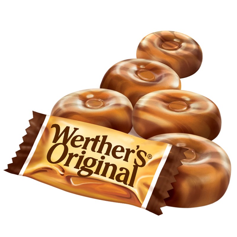 WERTHER'S ORIGINAL Caramel Coffee Hard Candy, Individually Wrapped Candy, 5.5