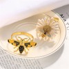 Napkin Rings Set of 6 Daisy Sunflower Metal Napkin Rings