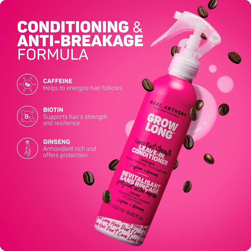 Marc Anthony Strengthening Grow Long Leave-in Conditioner, 8.4 fl oz