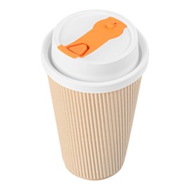 Restaurantware Restpresso 3.5 x 3.5 Inch Plastic Lids Only Pack of 25 Plastic Lids - Hinged Spout Cover, White Coffee Cup Covers, Leak-Resistant, Fits 8, 12, 16, and 20-ounce, For Coffee Cups