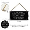 Office Décor Wood Plaque Sign Wall Hanging, If You See