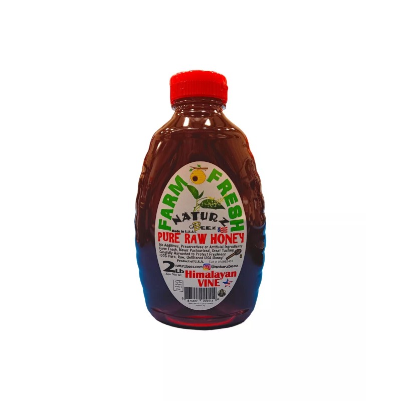 Naturz BEEZ RAW HONEY Himalayan Vine 32oz 907g 2Lb Made
