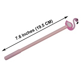 Maydahui 12PCS Flamingo Gel Pen Cute Cartoon Animal Pens Novelty Creative Pen 3 Color Black Ink for Office School Party Stationery Supplies