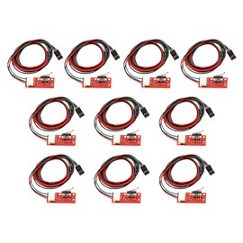 HUAZIZ 10pcs Mechanical Limit Switch with Cable for 3D Printer Makerbot Prusa Mendel RepRap Mega 2560 1280 CNC Arduino RAMPS 1.4