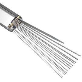 Utoolmart 13 in 1 Welding Tip Cleaner, Nozzle Tip Cleaner, Gas Welding Brazing Cutting Torch Tip, Cleaner Needle With Metal Shell 1 Set
