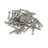 iexcell 50 Pcs M5 x 35mm Thread Pitch 0.8 mm