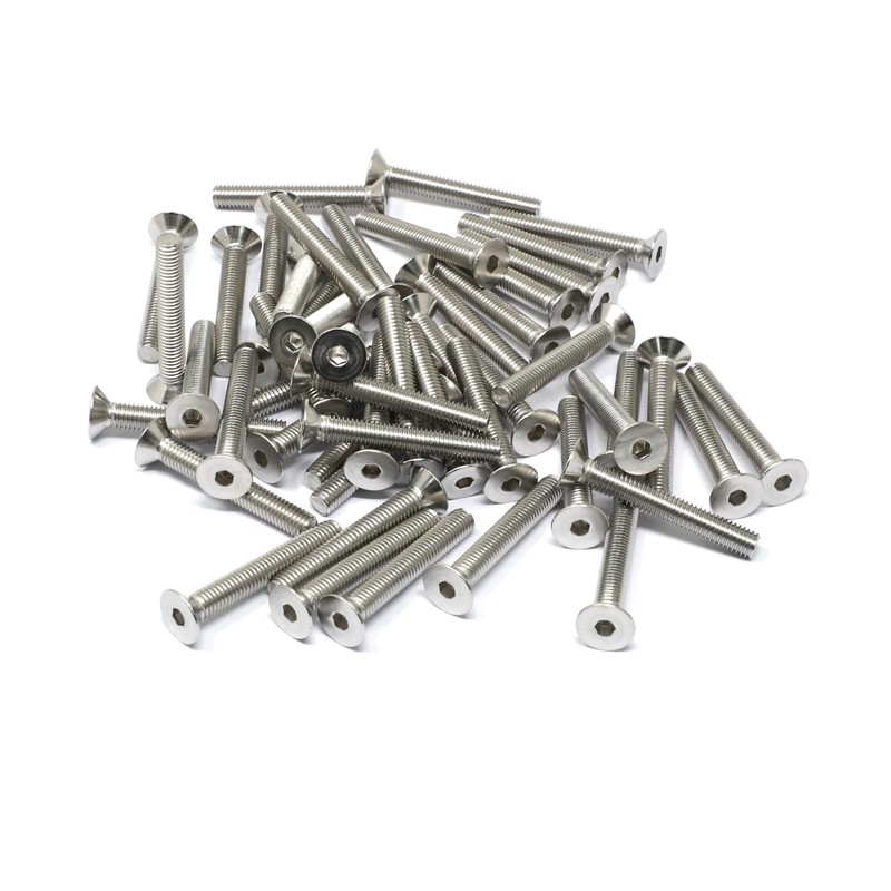 iexcell 50 Pcs M5 x 35mm Thread Pitch 0.8 mm