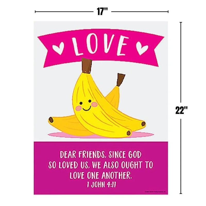 Fun Express FRUIT OF THE SPIRIT POSTER SET - Educational