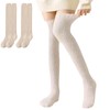 YasYouRi Room Socks, Knee High, Fluffy Socks, 2 Pairs Set,